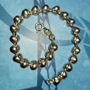 LEX 925 Silver Heart Bracelet 🩷🩶 7"